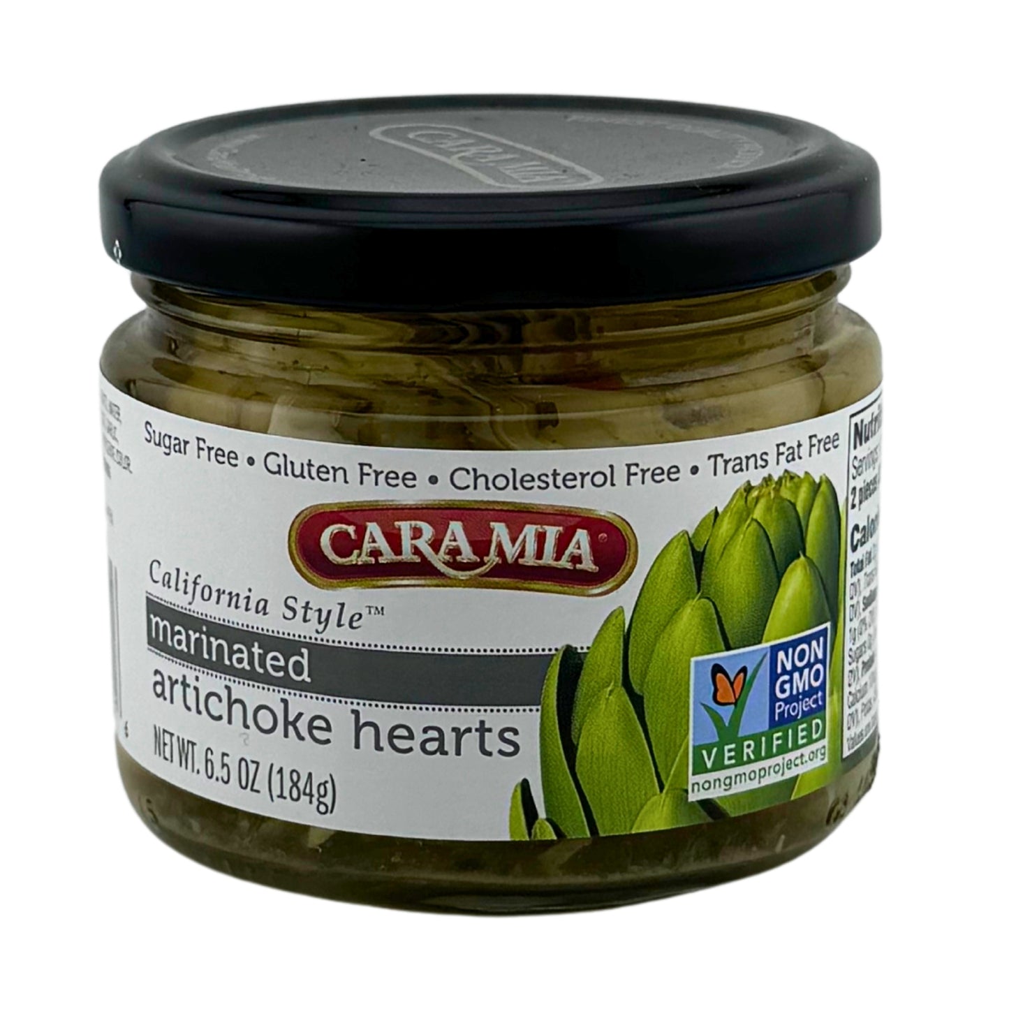Front image of Caramia Artichoke Hearts 6.5oz