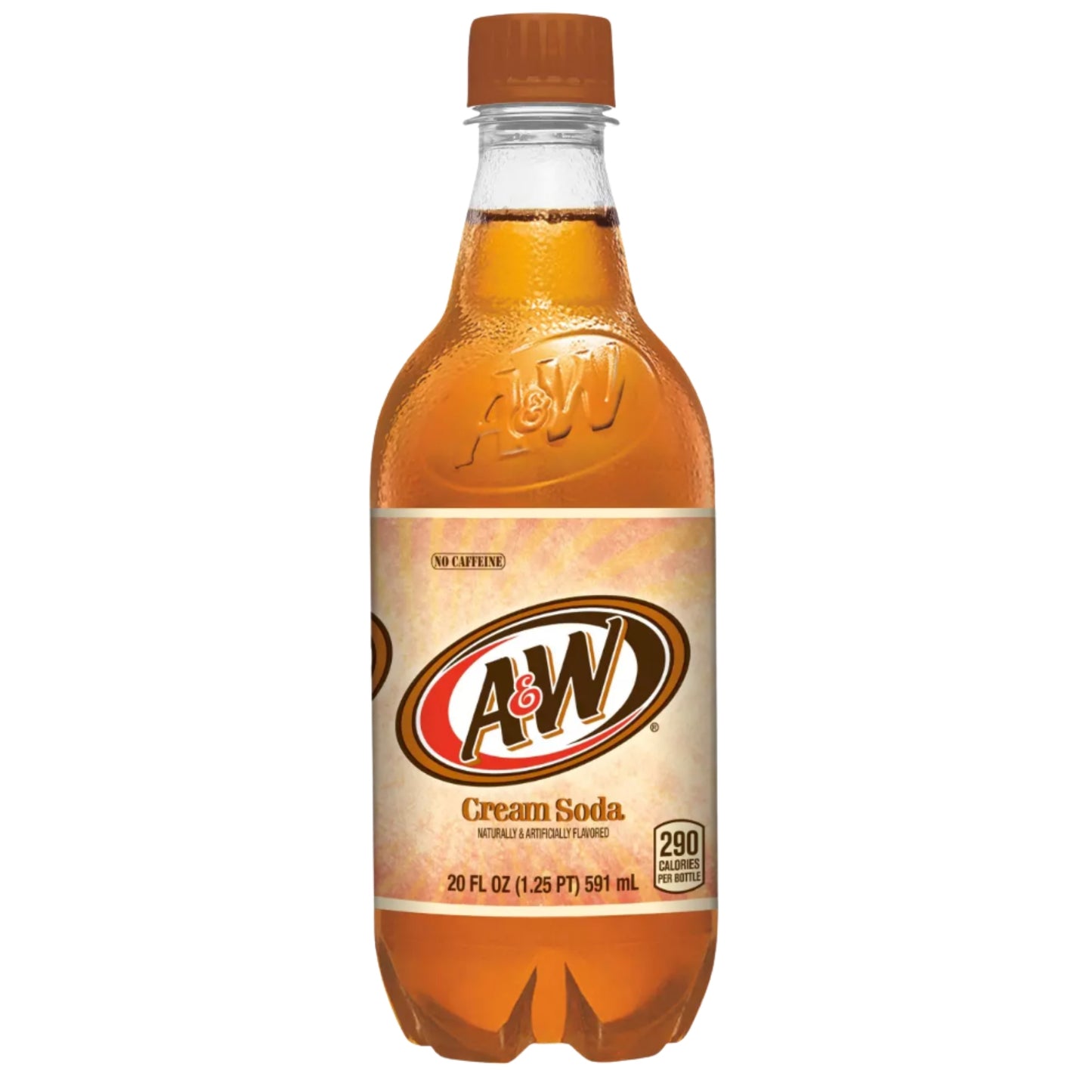 Front image of A&W Cream Soda 20oz