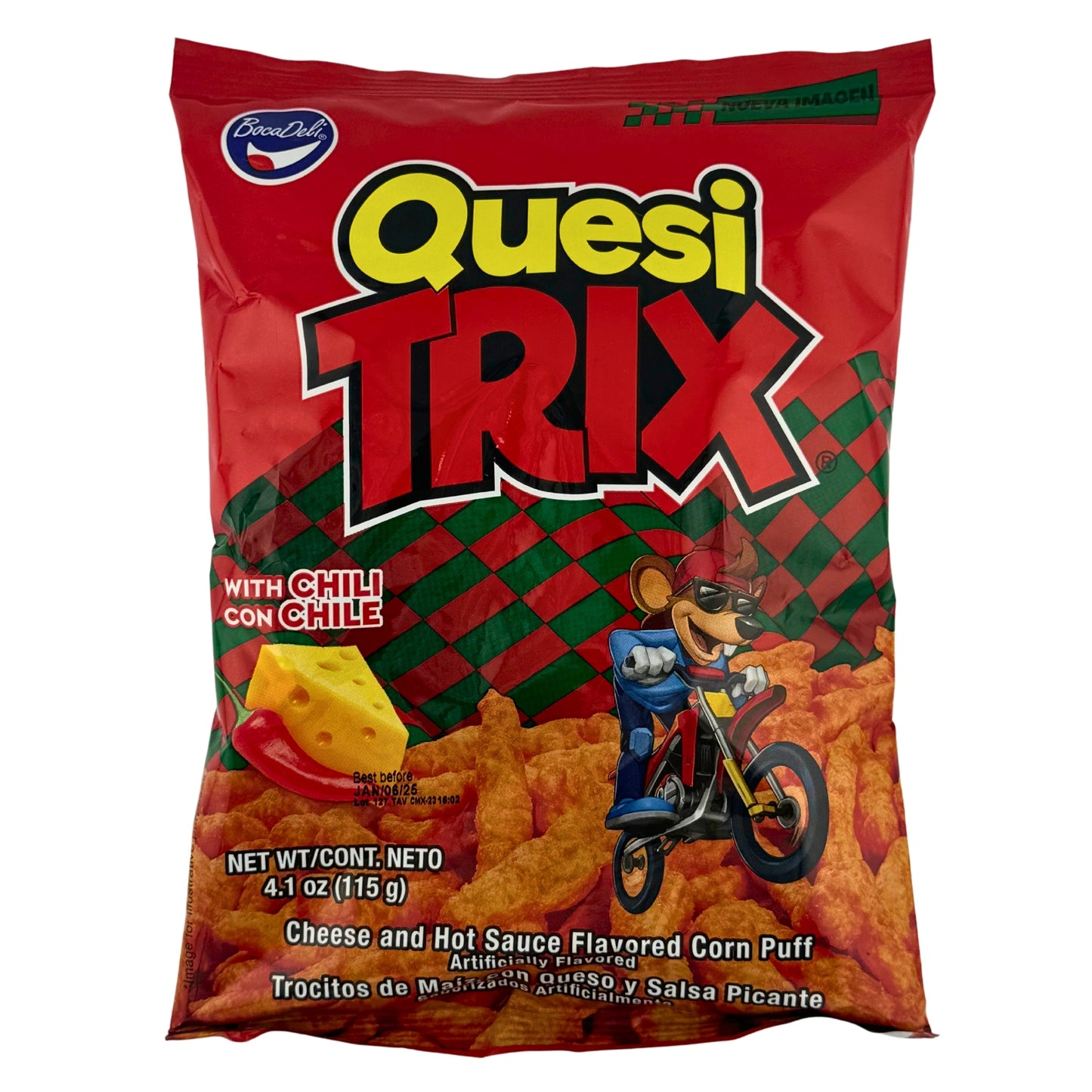 Front image of Bocadeli Quesitrix w/ Chile con Limon