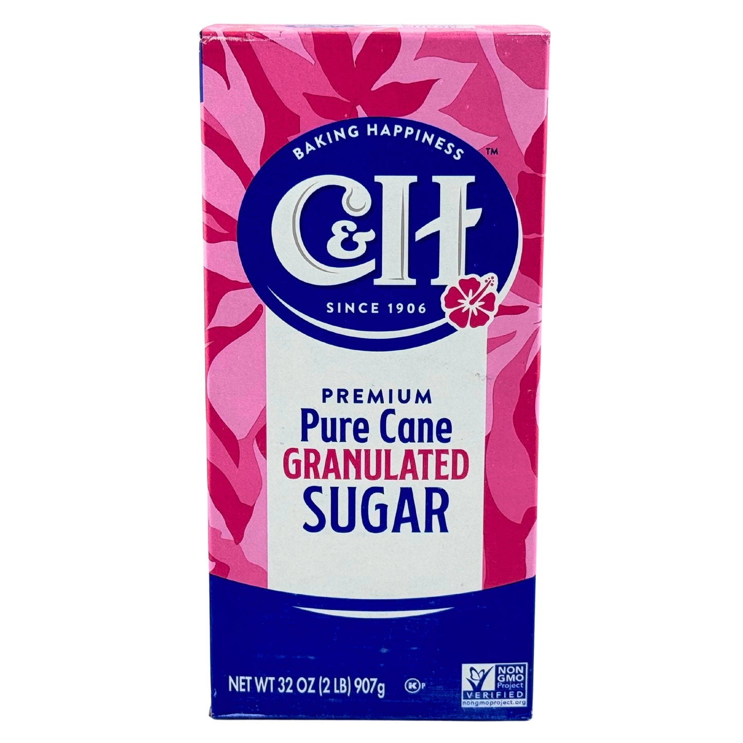 Front Image of C&H Pure Cane Sugar 2lb