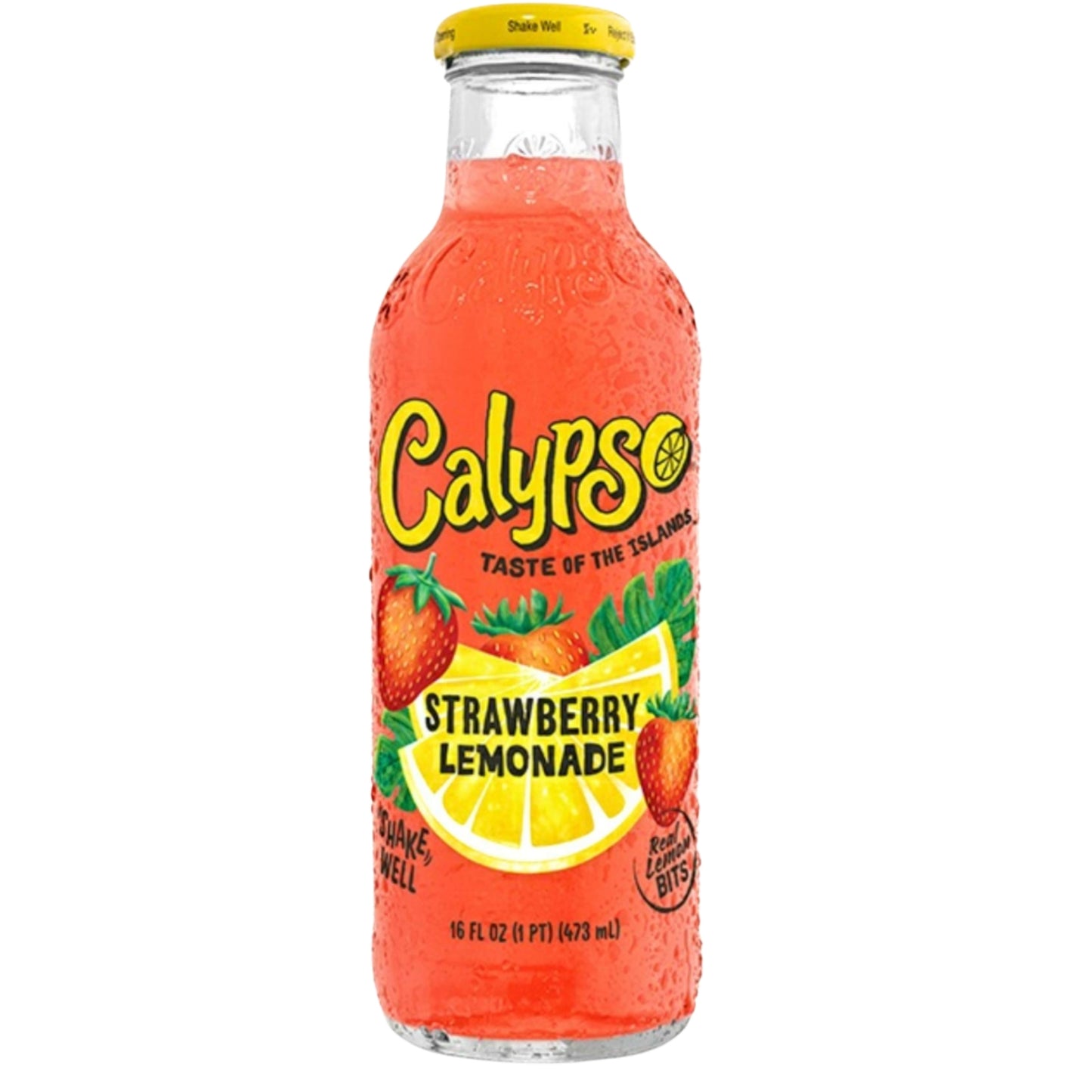 Front image of Calypso Strawberry Lemonade 16oz