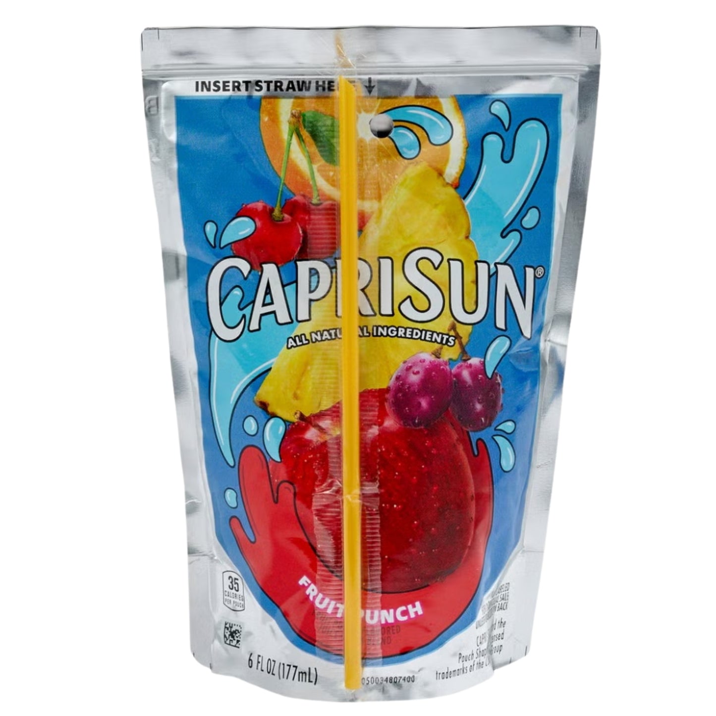 Front image of Caprisun Fruit Punch Juice Pouch
