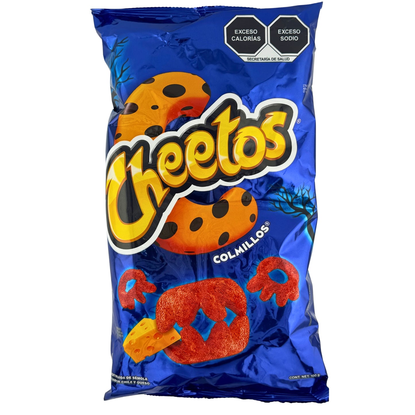Front image of Cheetos Colmillos 100g