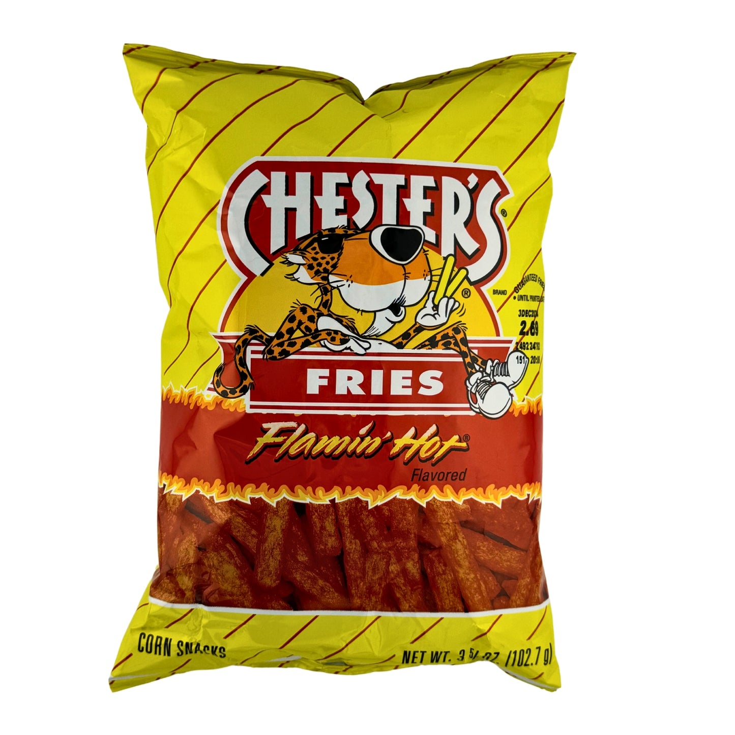 Front image of Chester's Fries Flamin Hot 102.7g