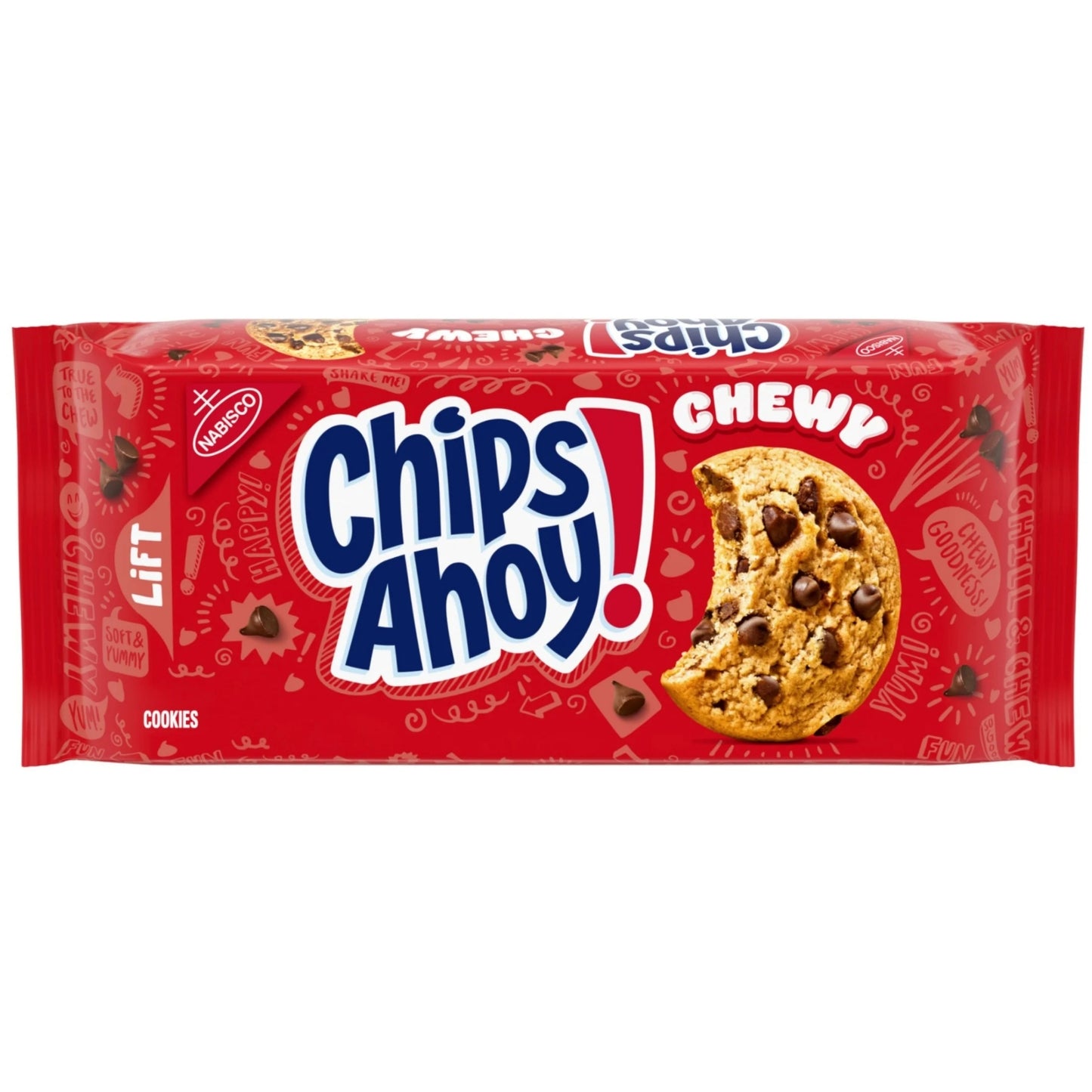 Front image of Chips Ahoy Chewy 13oz