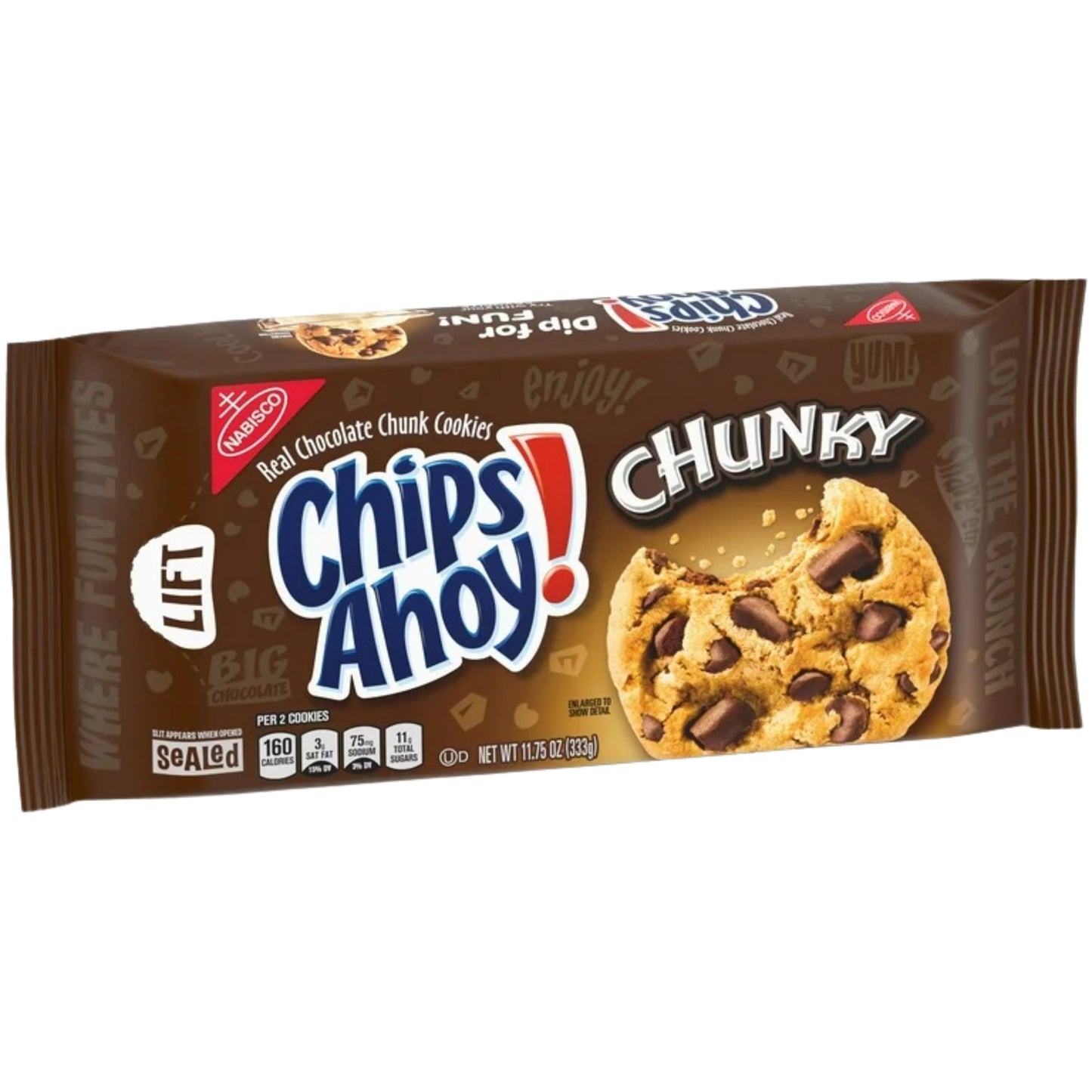 Front image of Chips Ahoy Chunky 11.75oz