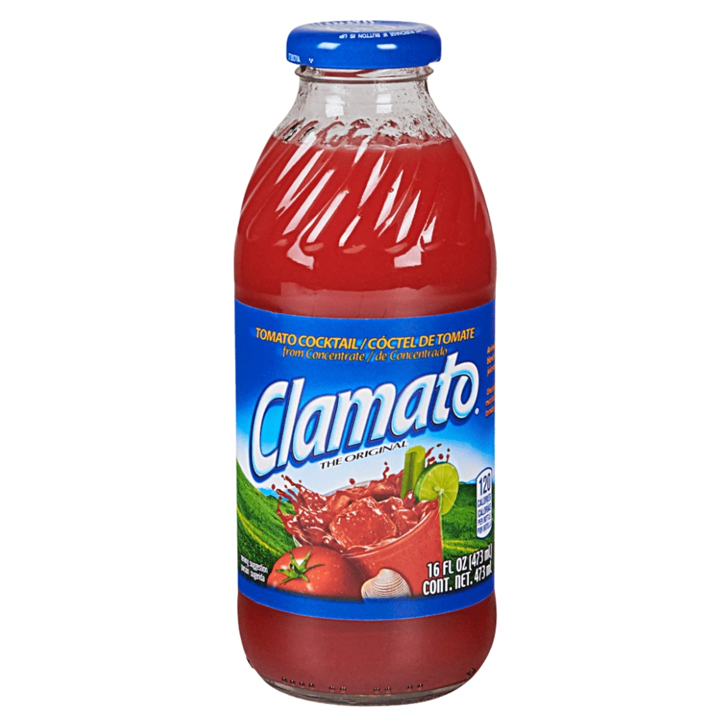 Front image of Clamato Original Tomato Cocktail 16oz