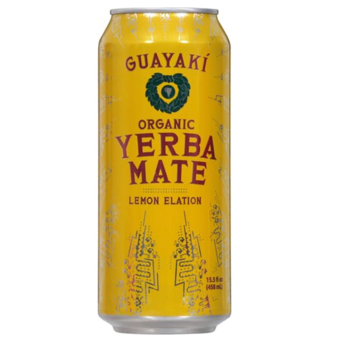 Front image of Guayaki Yerba Mate Lemon Elation 15.5oz
