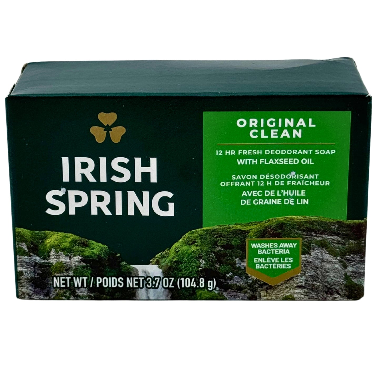 Front image of Irish Spring Bar Soap 3.7oz