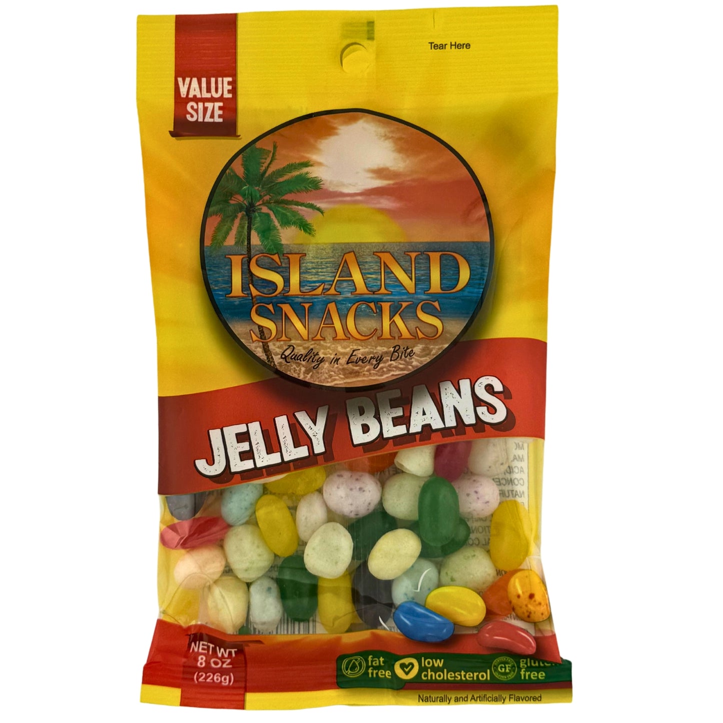 Front image of Island Snacks Jelly Beans 226g