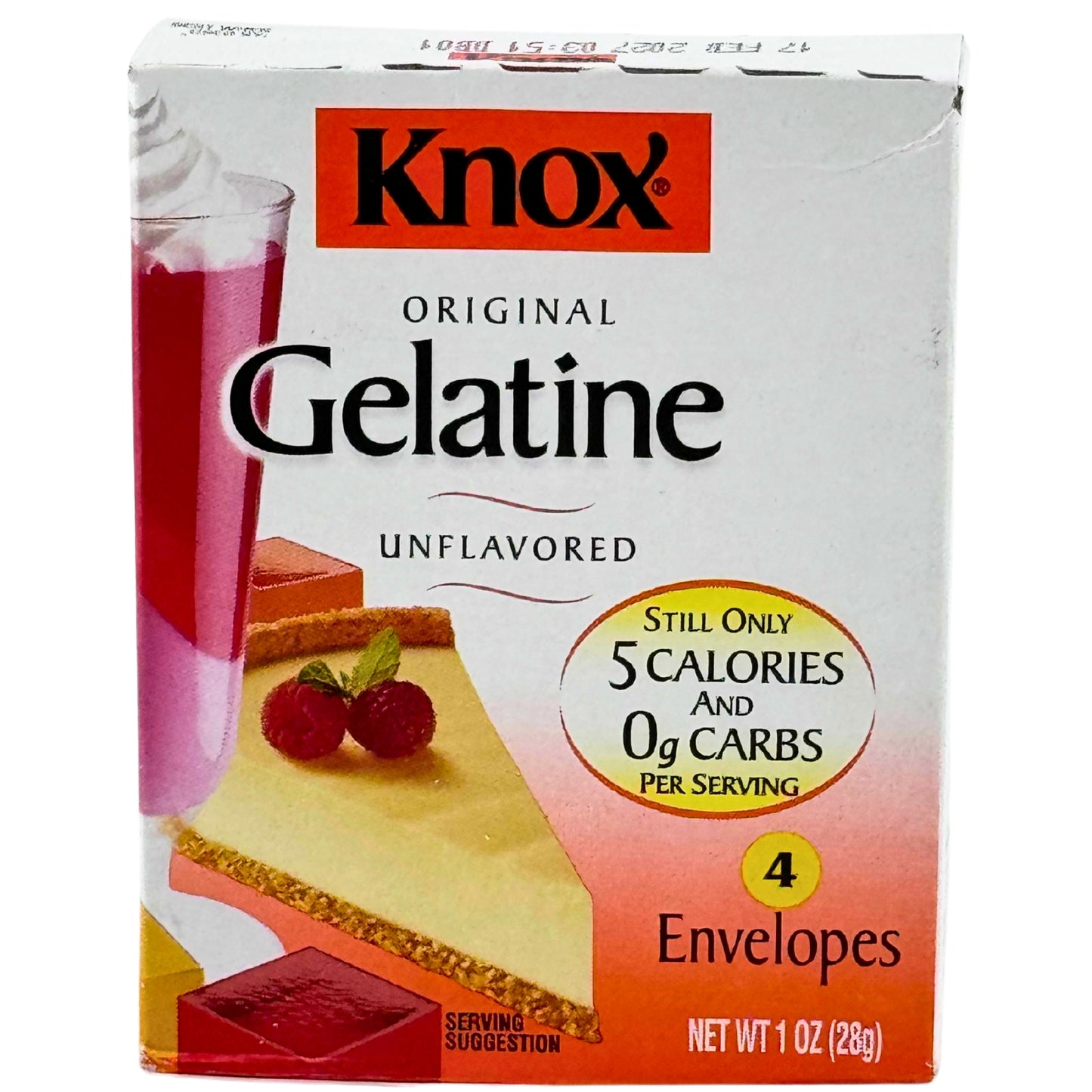 Front image of Knox Original Gelatine 1oz