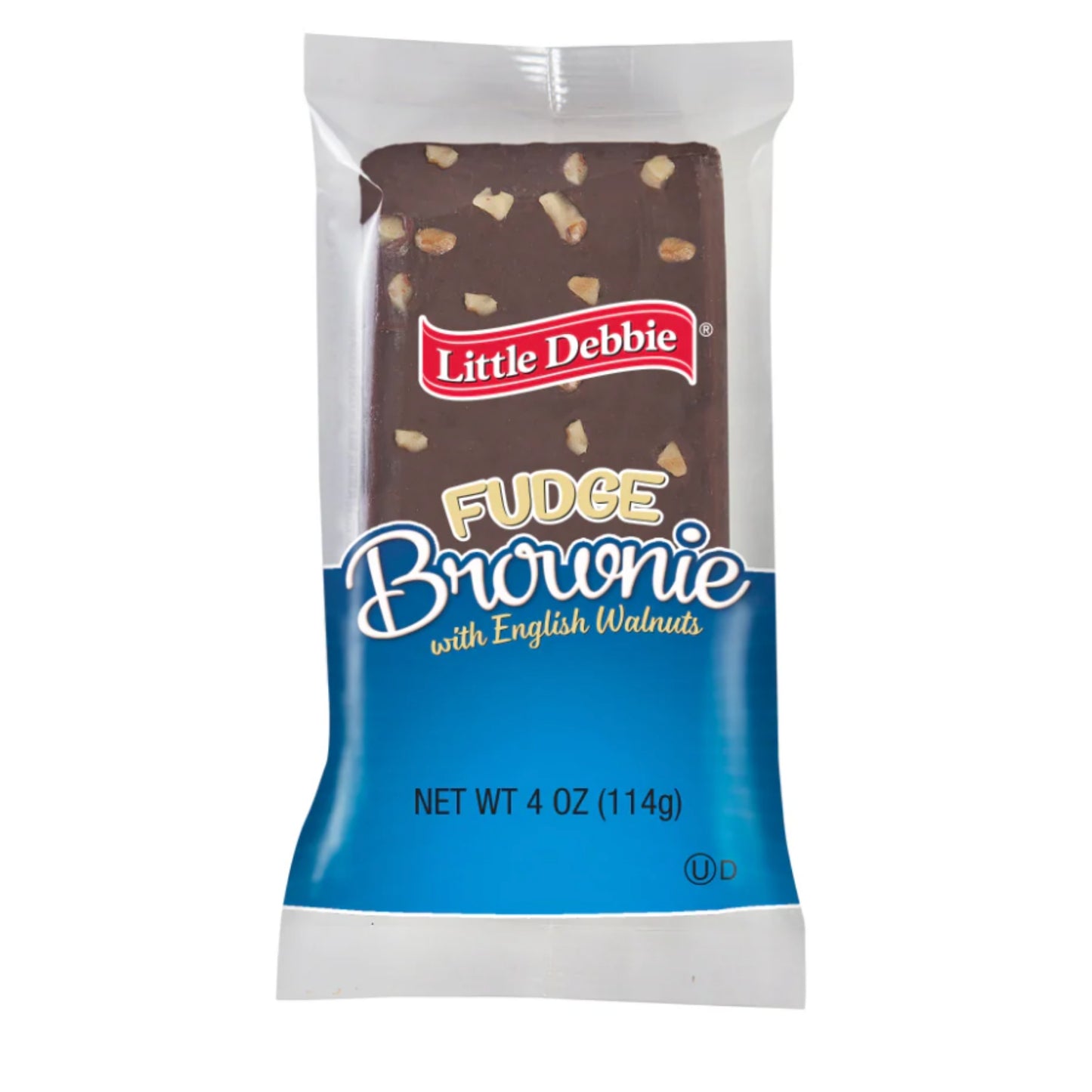 Front image of Little Debbie Fudge Brownie w/ Walnuts $1