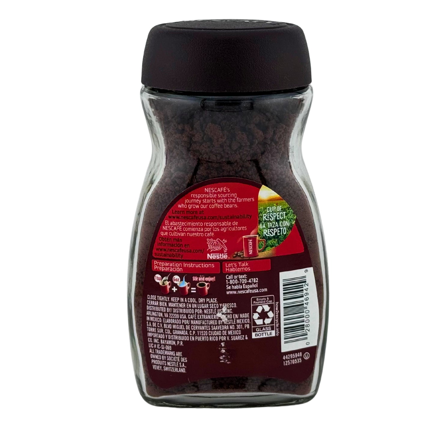 Back image of Nescafe Instant Coffee 3.5oz