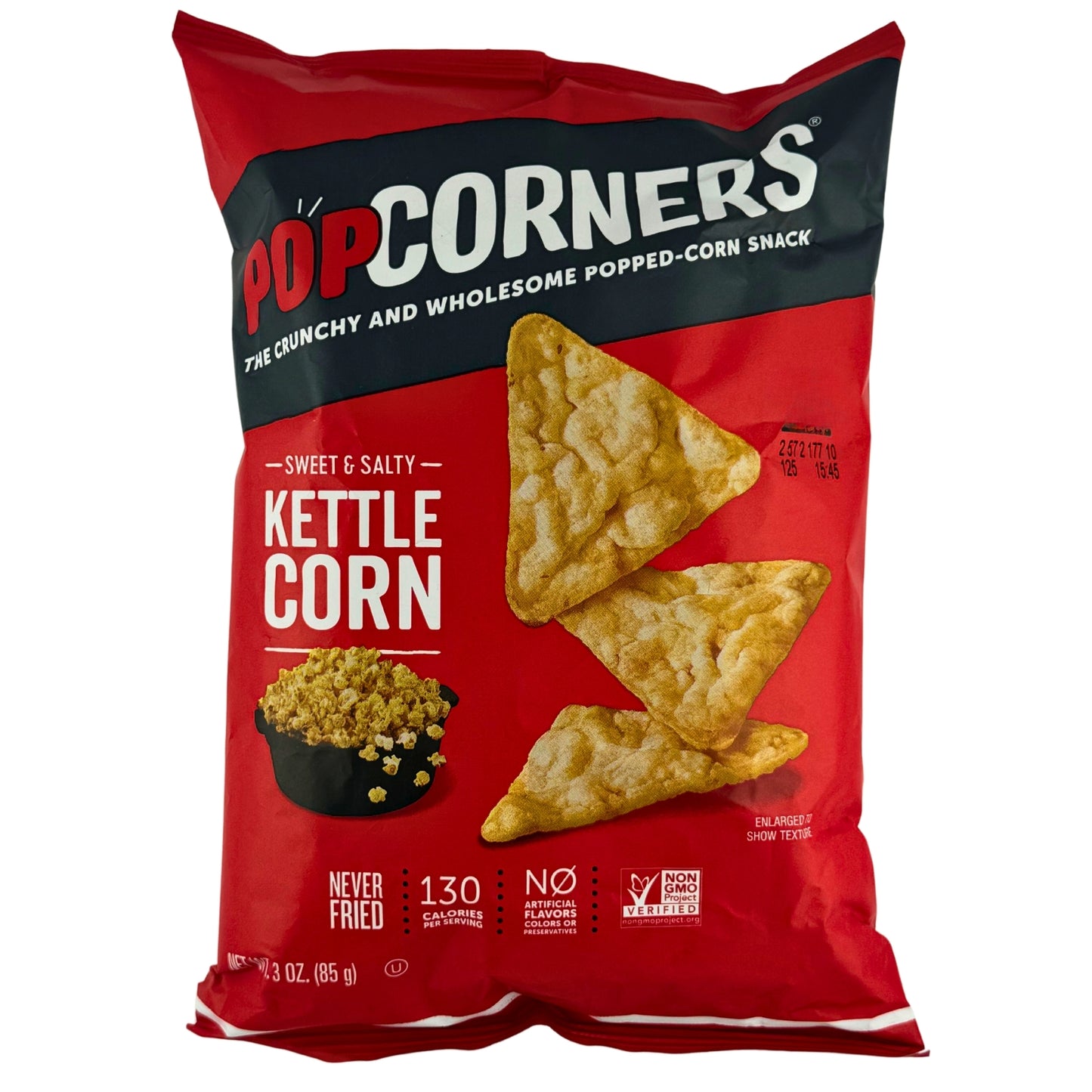 Front image of Popcorners Sweet & Salty Kettle Corn 85g