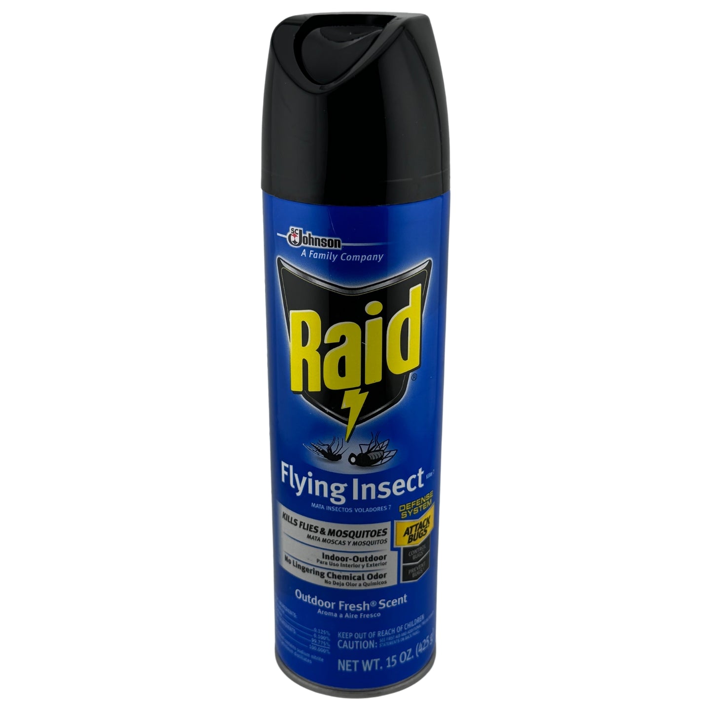 Front image of Raid Outdoor Fresh Scent Flying Insect Killer Spray 15oz