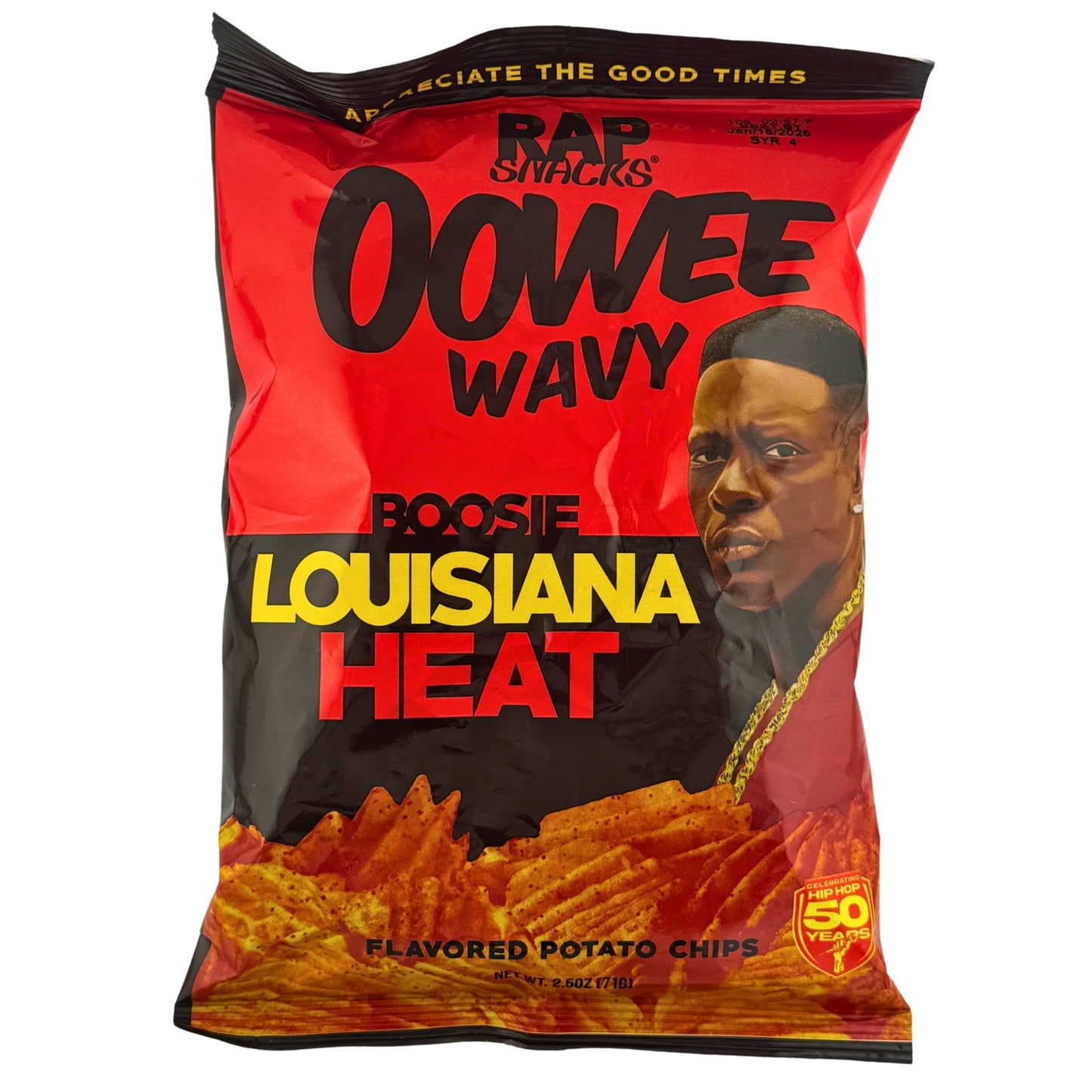 Front image of Rap Snacks Bousie Lousiana Heat 71g