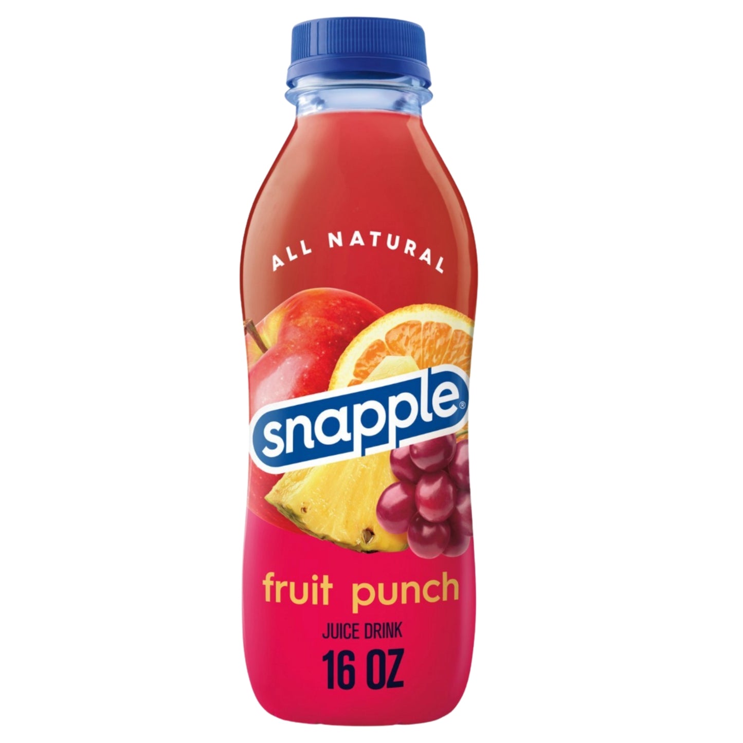 Front image of Snapple Fruit Punch 16oz