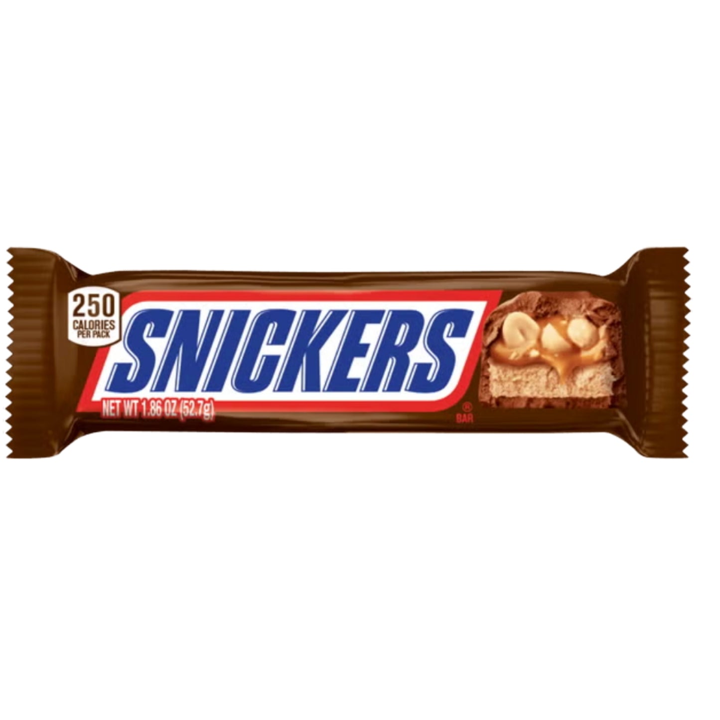 Front image of Snickers Candy Bar 1.86oz