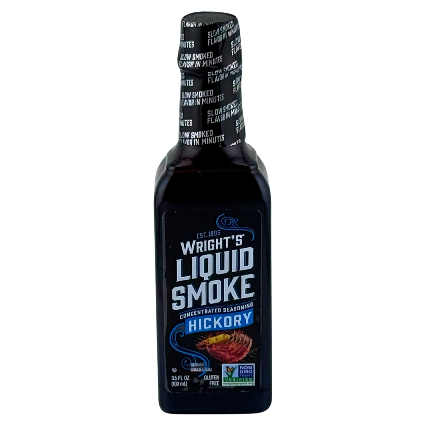 Front Image of Wright's Liquid Smoke Hickory 3.5oz