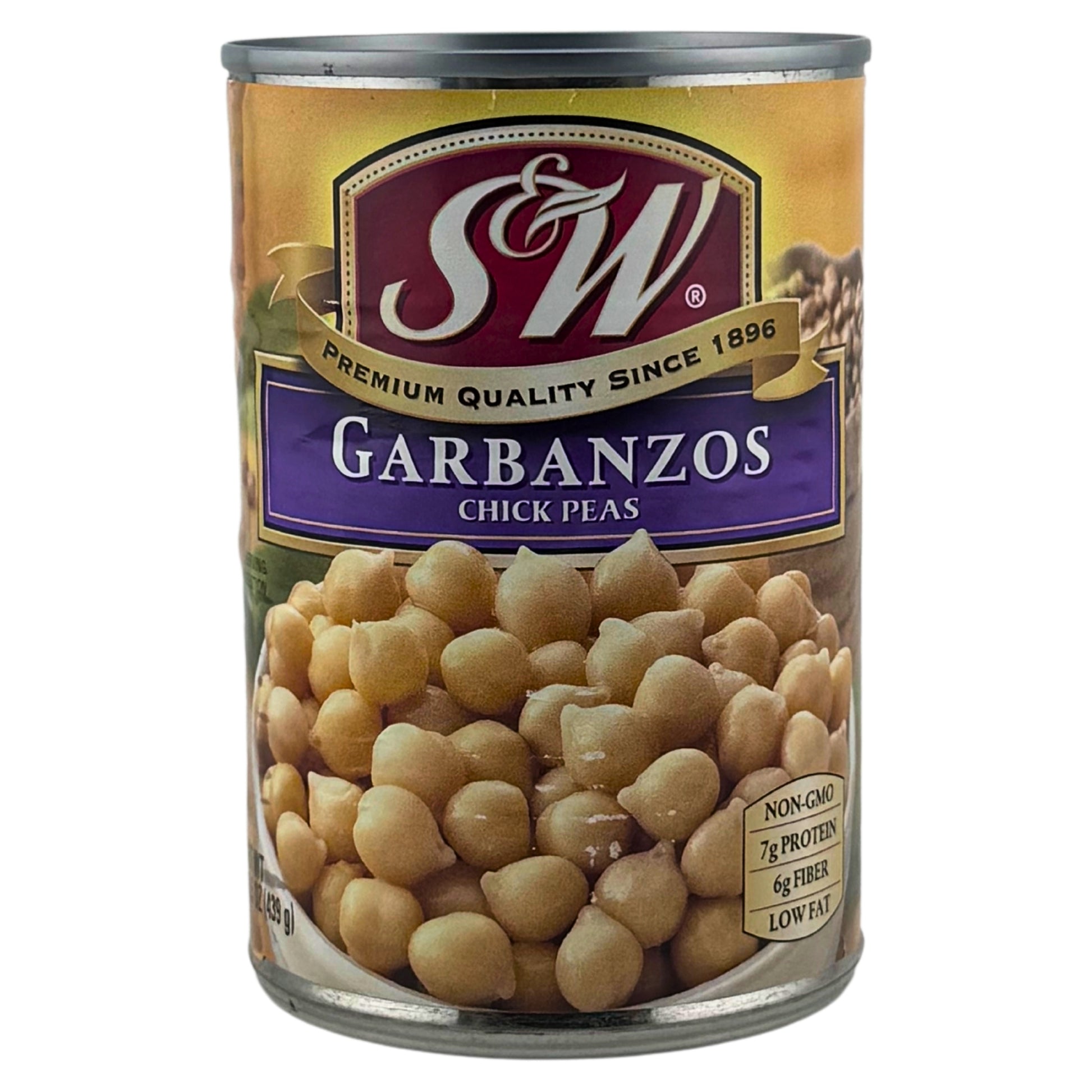 Front image of S&W Garbanzos 15.5oz