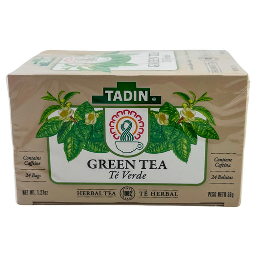 Front image of Tadin Green Tea | Té Verde 24/1.27oz