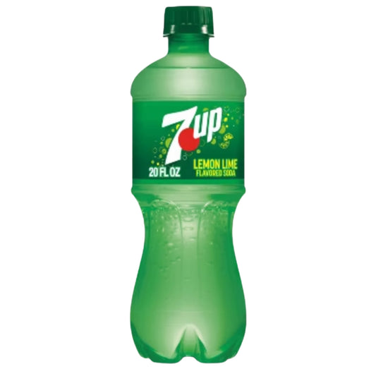 Front image of 7-Up Lemon-Lime Soda 20oz