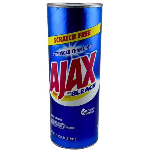 Front image of Ajax Powder Cleaner with Bleach 21 oz