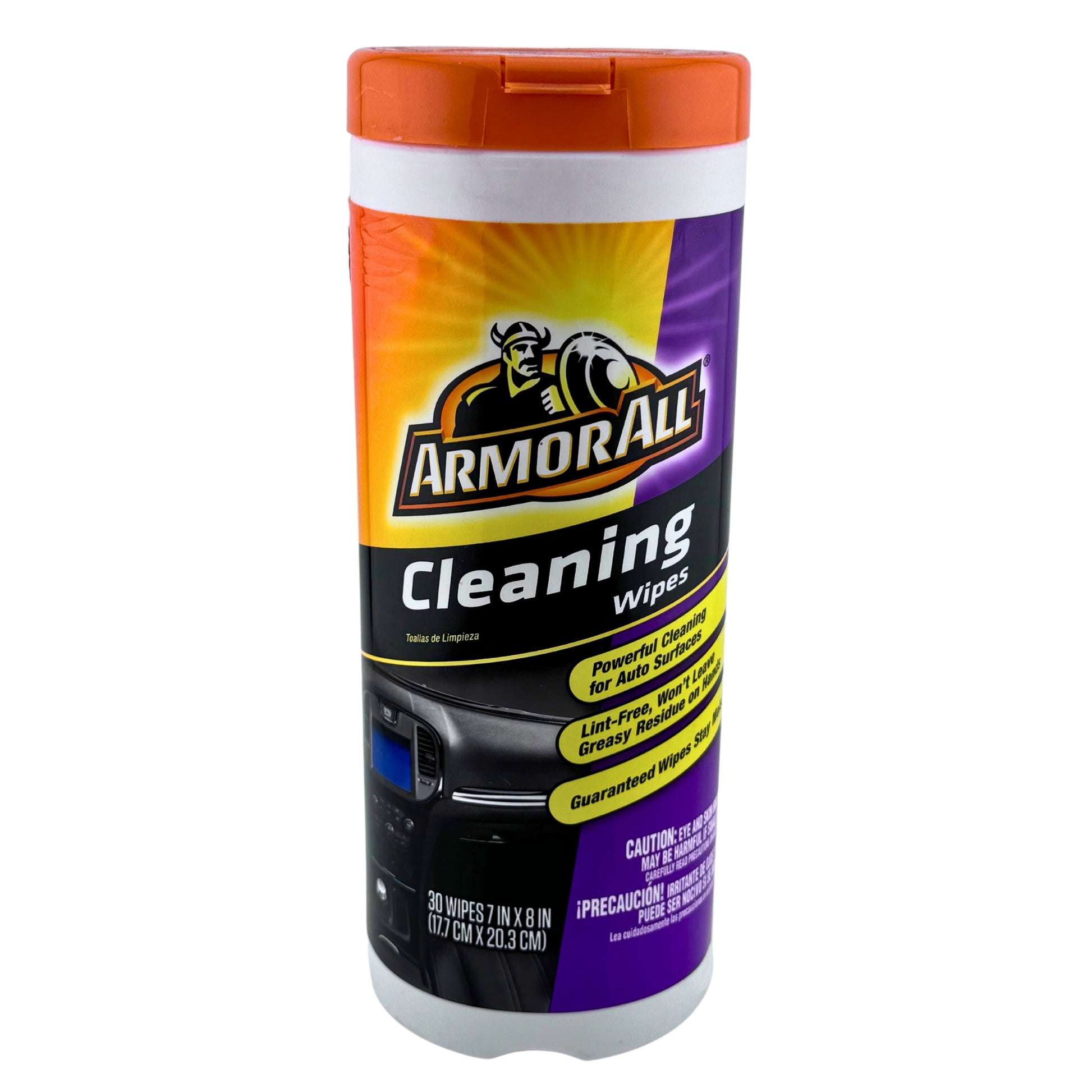 front image of Armor All Interior Car Cleaning Wipes (30 ct)