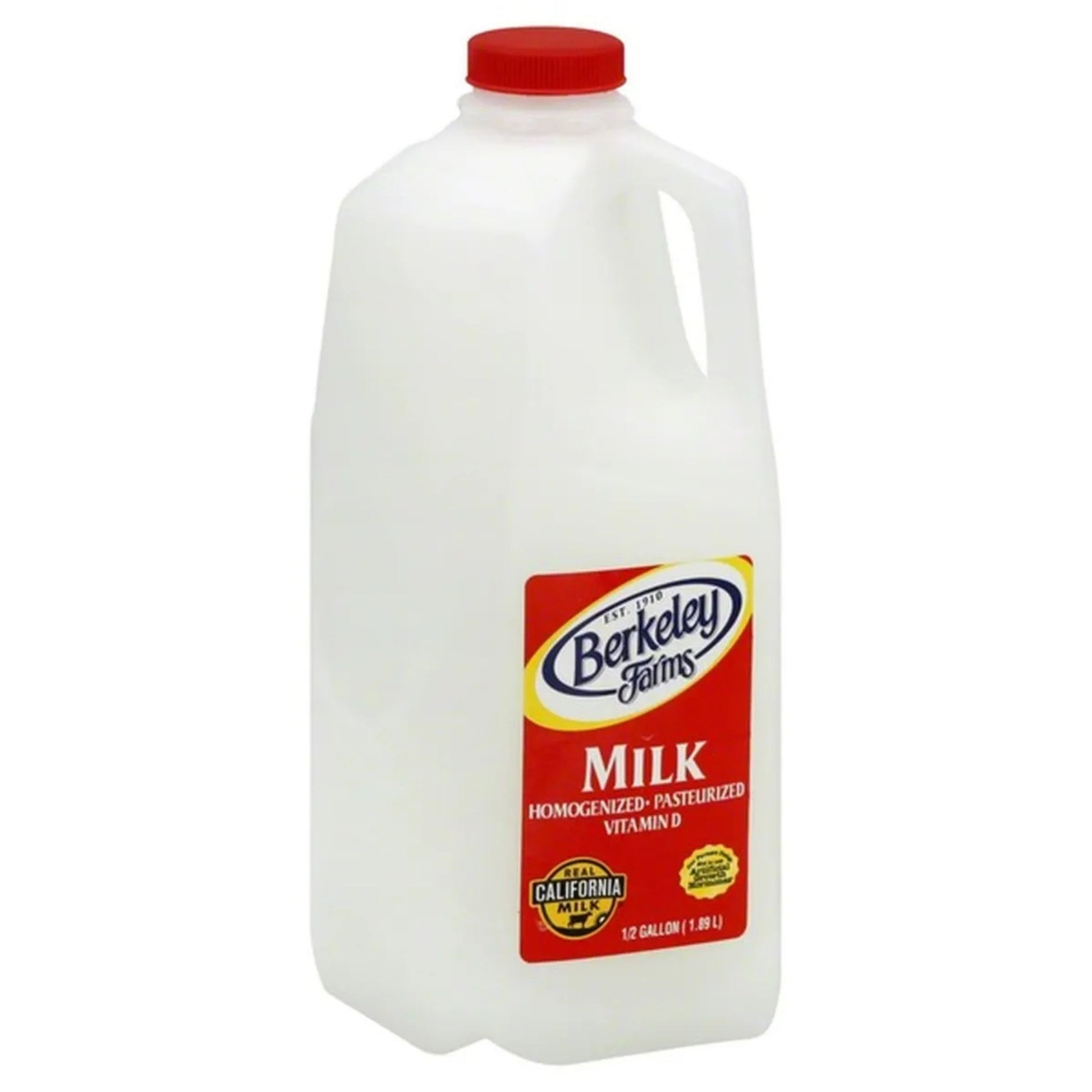 Front image of Berkely Farms 1/2 Gallon Whole Milk