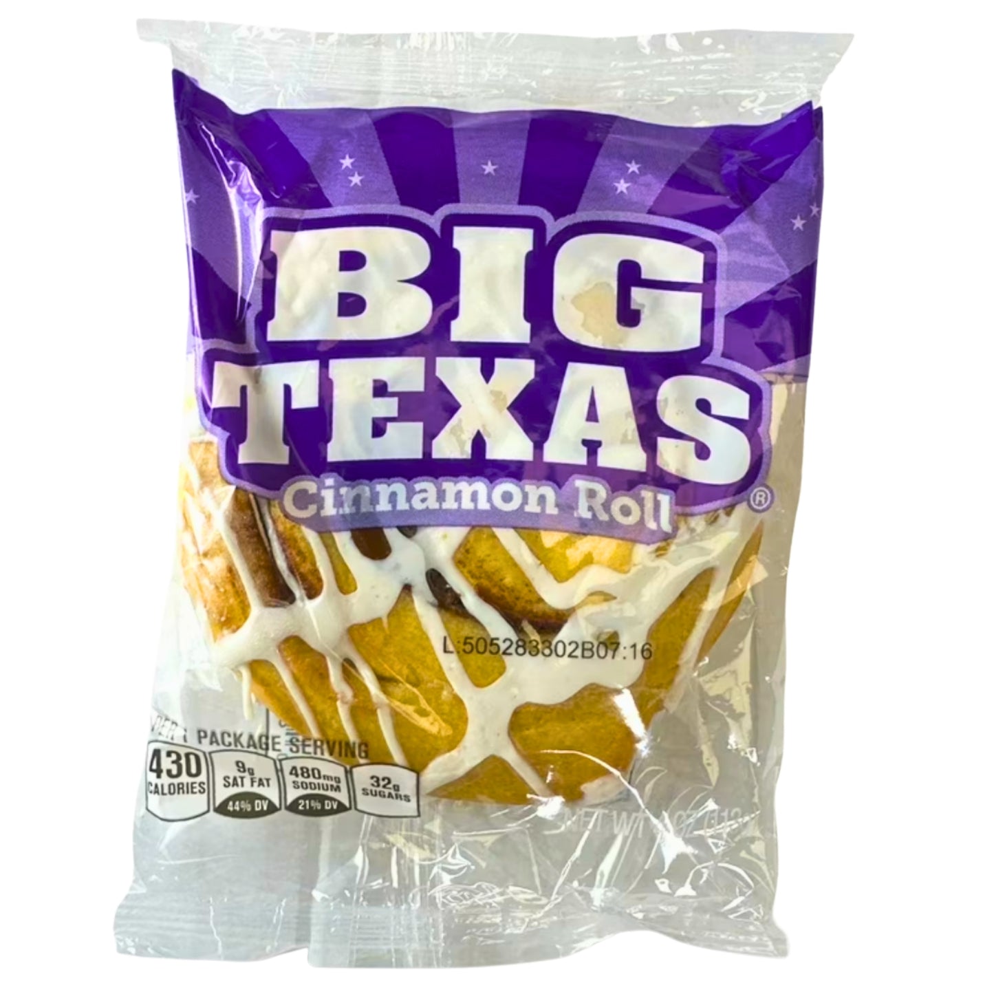 Front image of Big Texas Cinnamon Roll