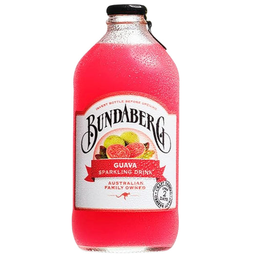 Front image of Bundaberg Guava Sparkling Drink 12.7oz