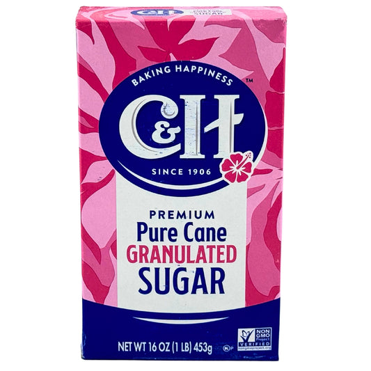 Front Image of C&H Pure Cane Sugar 1lb