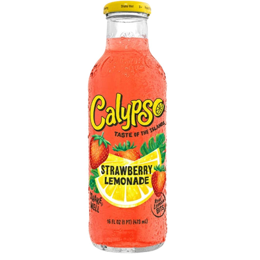 Front image of Calypso Strawberry Lemonade 16oz