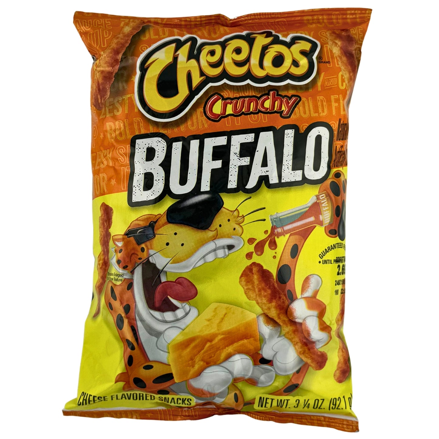 Front image of Cheetos Buffalo Crunchy 92.1g