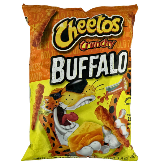 Front image of Cheetos Crunchy Buffalo 92.1g