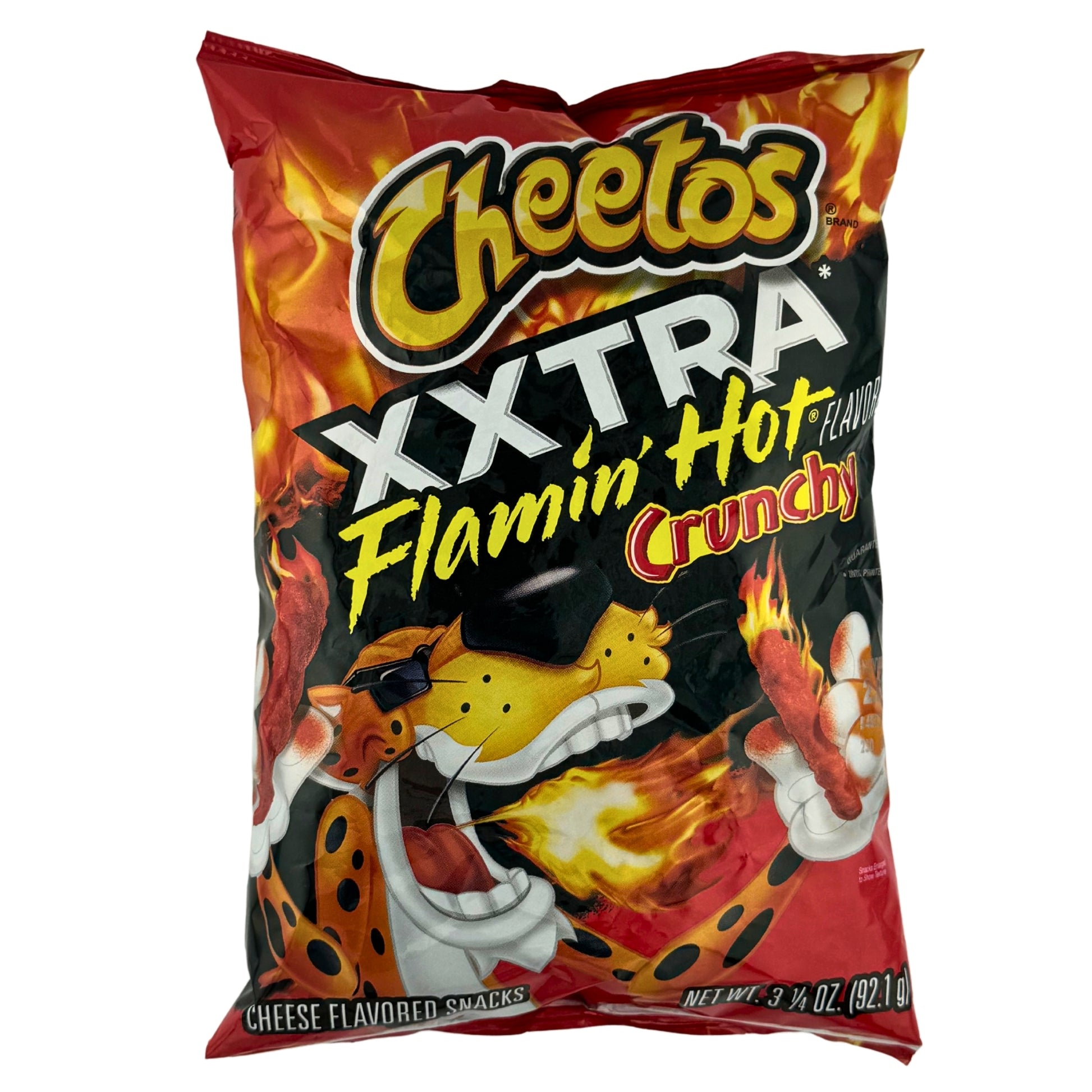 Front image of Cheetos Xxtra Hot Flamin Hot Crunchy 92.1g