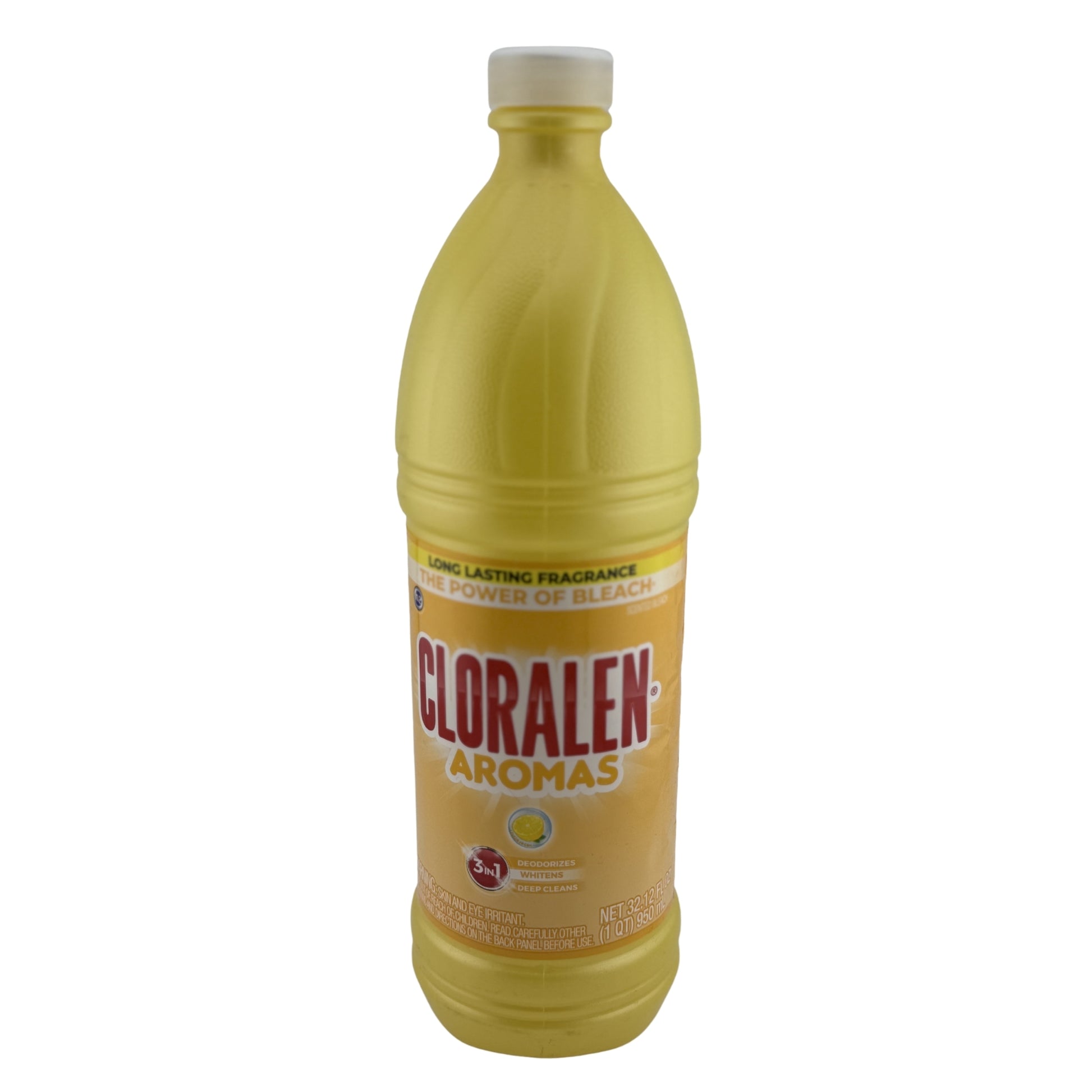 Front image of Cloralen Triple Action Lemon Fresh Scented Bleach 1Qt