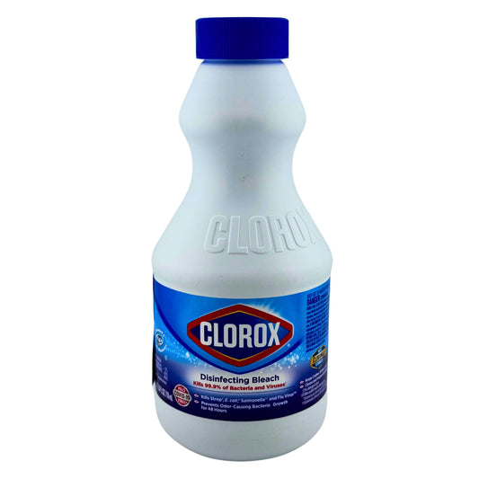 Font image of Clorox Regular Disinfecting Bleach 24 fl oz