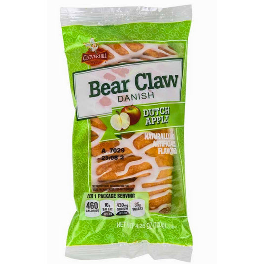 Front image of Clover Hill Bear Claw Danish Dutch Apple