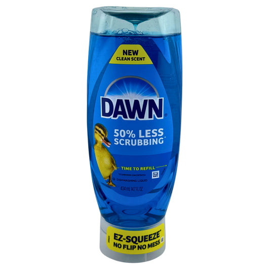 Front image of Dawn Ultra Clean Scent Ez-SqueezeDishwashing Liquid 14.7oz