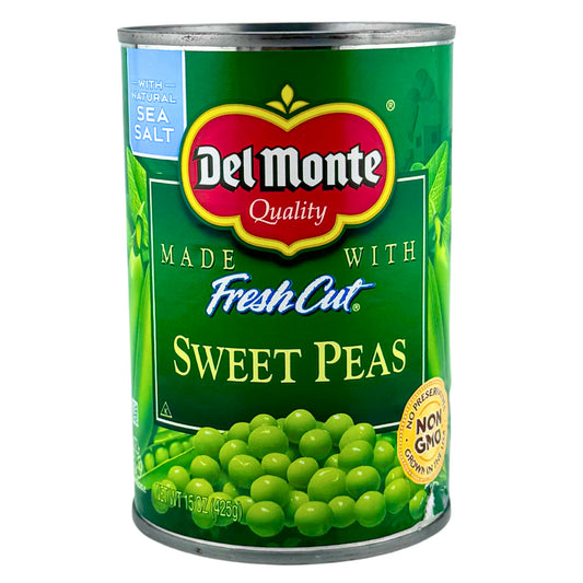 Front image of Del Monte Fresh Cut Sweet Peas 15oz