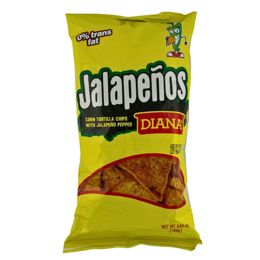 Front image of Diana Jalapeño Tortilla Chips 109g