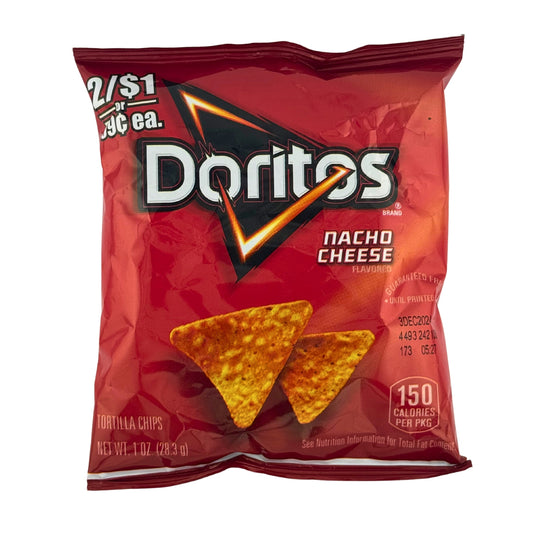 Front image of Doritos Nacho Cheese 28.3g 2/$1