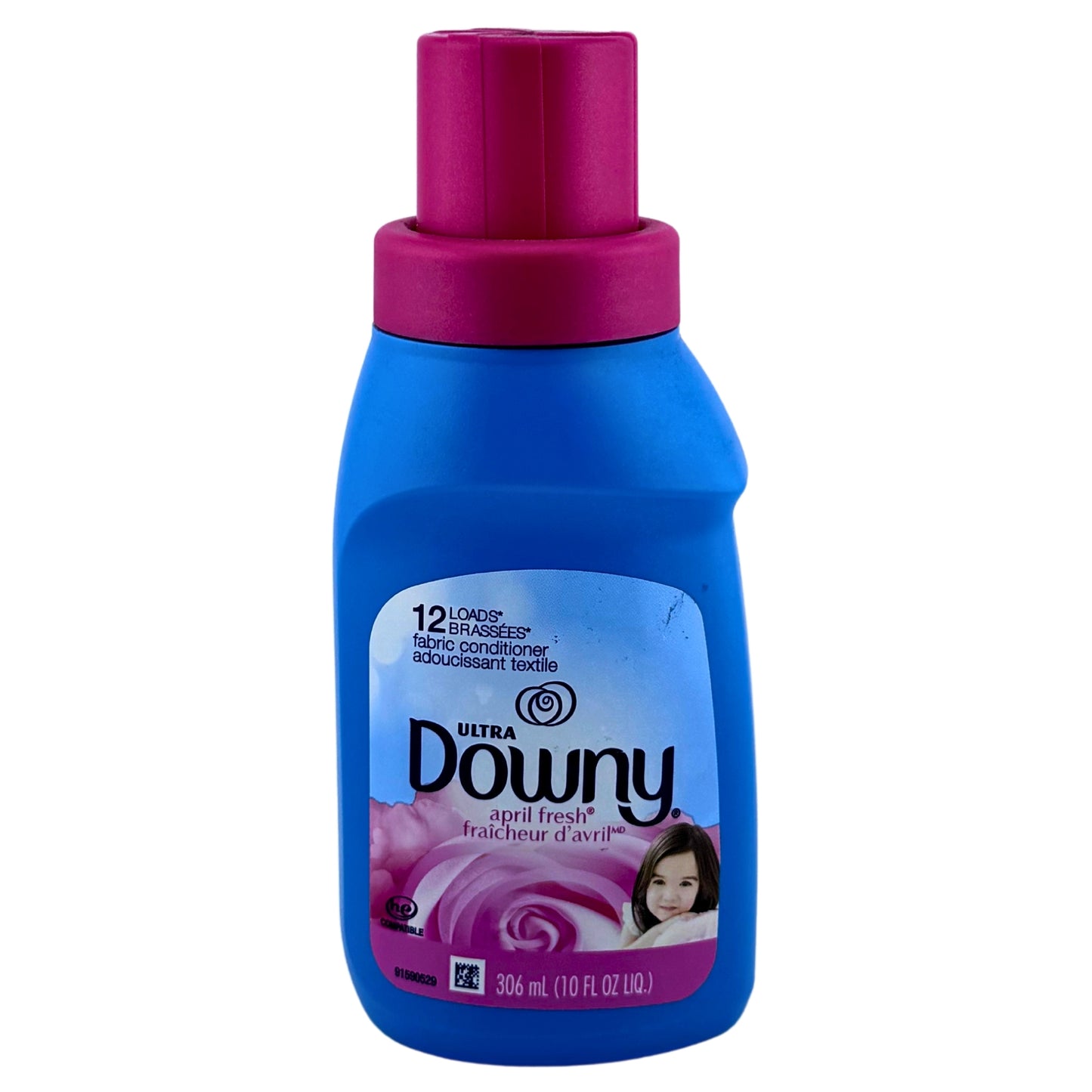 Front image of Downy Ultra April Fresh Liquid Fabric Softener 12 Loads, 10 Fl Oz