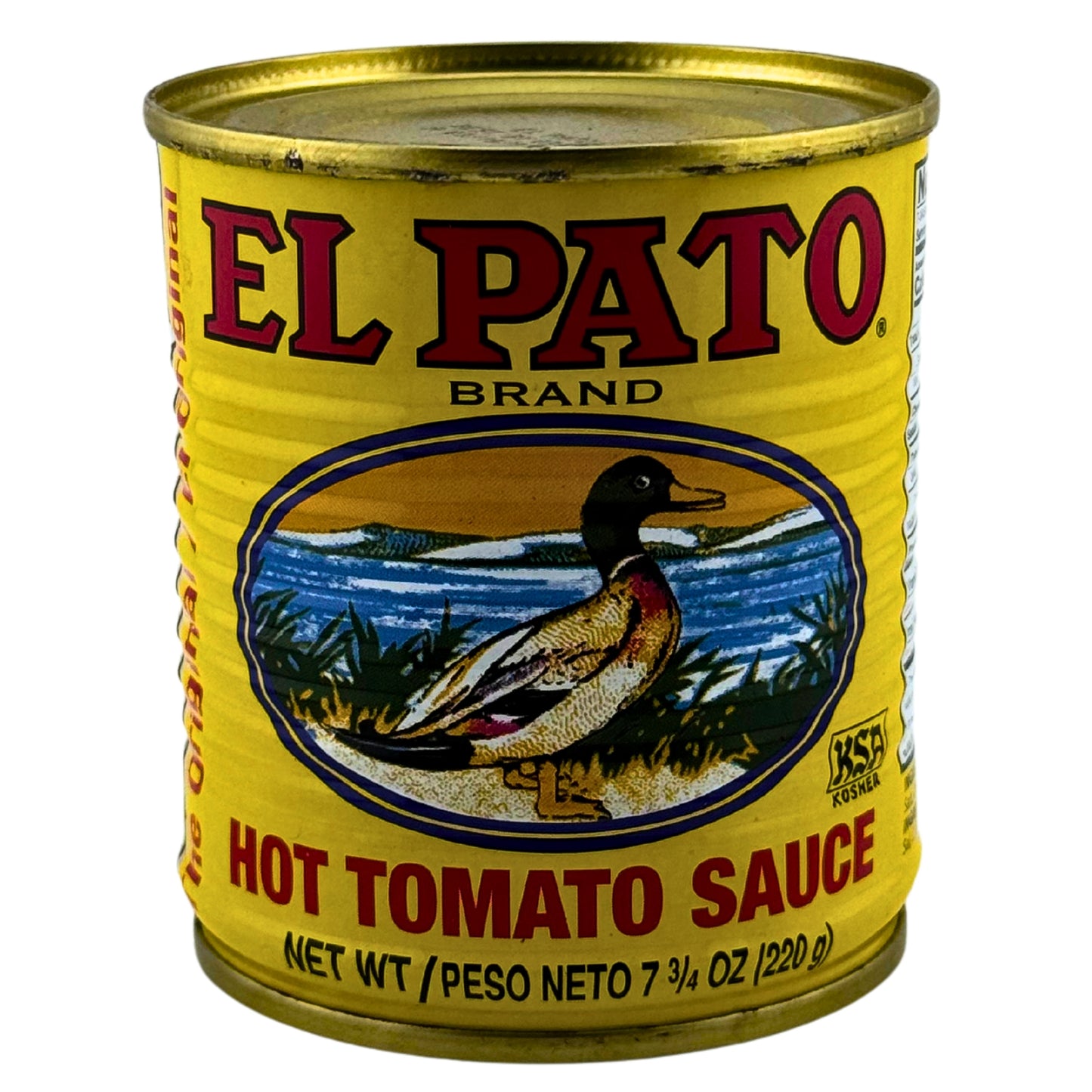Front Image of El Pato Hot Tomato Sauce 7.3oz