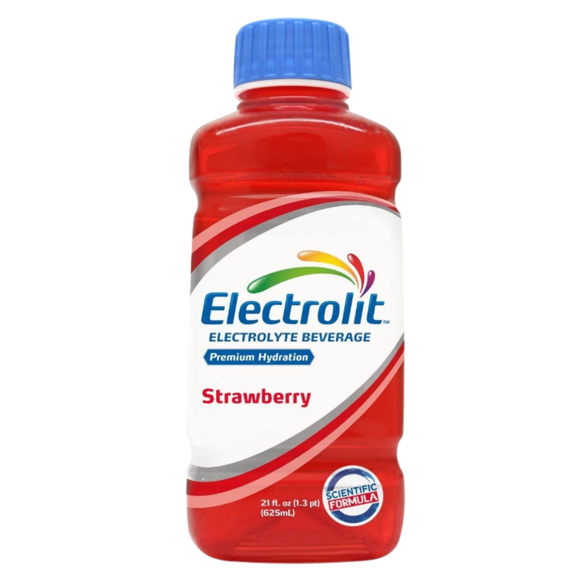 Front image of Electrolit Electrolyte Beverage Strawberry 21oz