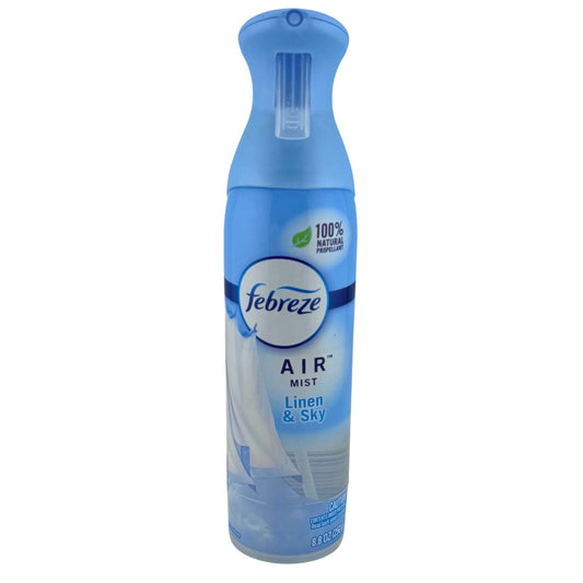 Front image of Febreeze Air Mist Linen & Sky 8.8oz