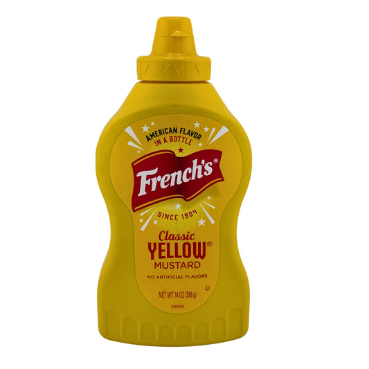 front of French's Classic Yellow Mustard