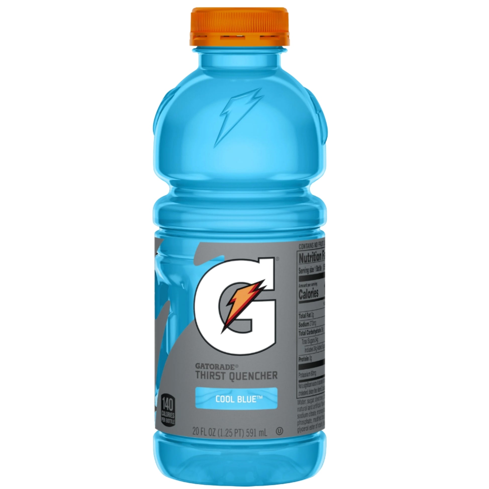 Front image of Gatorade Cool Blue 20oz