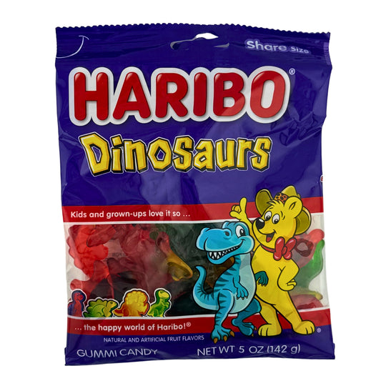 Front image of Haribo Dinosaurs 142g